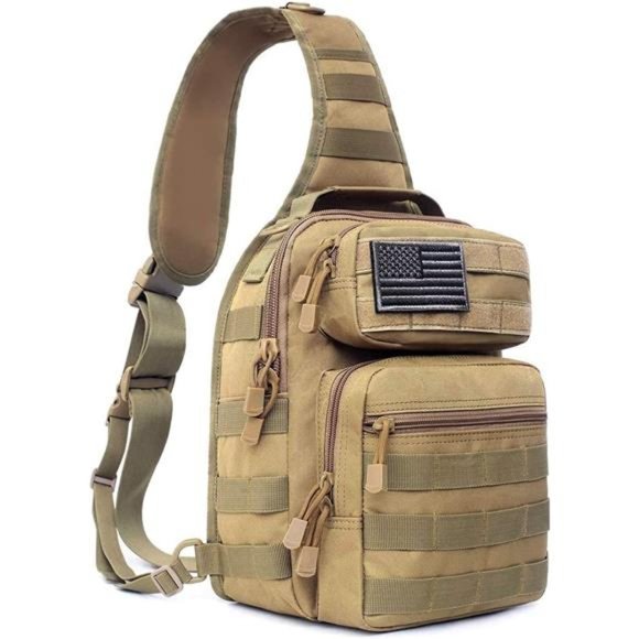 Tactical Sling Bag Pack Military Rover Shoulder Sling Backpack